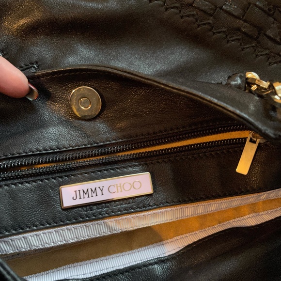 Jimmy Choo Leather and Suede Fringed Handbag - Picture 7 of 12